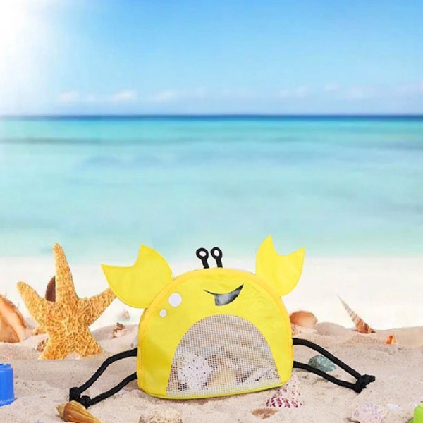 Crabby Παιδική Τσάντα Παραλίας Για Παιχνίδια Πράσινο